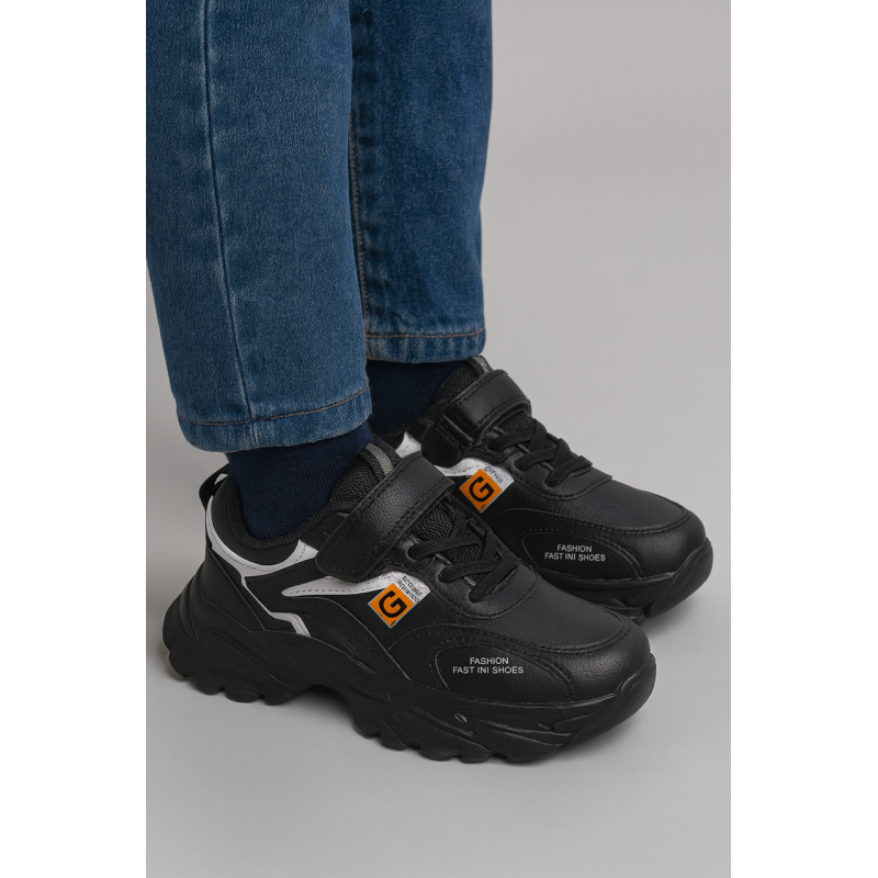 Кросівки дитячі чорні Fashion Fast Ini Shoes, р.31, 33, 34