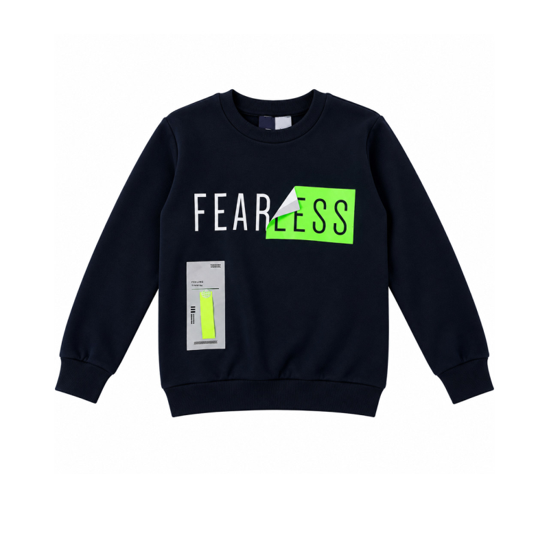 Світшот для хлопчика FEARLESS темно-синій, розмір 110